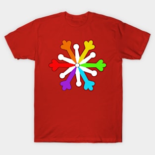 Rainbow snowflakes T-Shirt